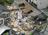 Forte terremoto no Japão com vítimas