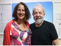 Luciana Santos saúda Lula: Luciana Santos saúda Lula: