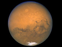 Marte sob ameaça de choque contra um asteróide em janeiro
