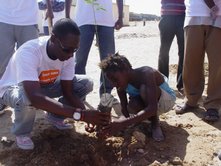Unitel apoia idosos no Huambo e promove plantação de árvores no Namibe