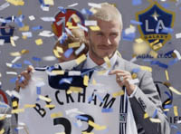 David Beckham contratado  pelo Milan