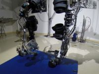 Nicolelis exibe exoesqueleto em funcionamento. 20137.jpeg
