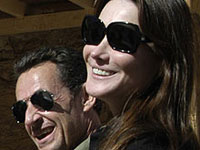 Sarkozy e Carla Bruni visitam a cidade de Petra, na Jordânia