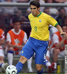 Kaká fora da seleção nacional