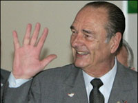 Último dia da presidência de Chirac