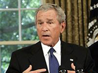 Situação embaraçosa do Bush