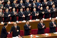 Novos rostos no  Partido Comunista Chinês