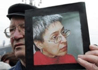Um  milhão de dólares  pela informação sobre o assassinato de Anna Politkovskaia