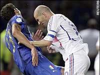 Euro 2008 França-Itália no final