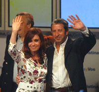 Cristina  Kirchner ganha eleições presidenciais