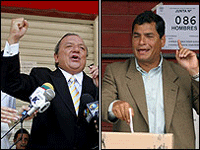Presidente do  Equador será eleito no segundo turno