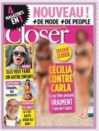 Revista comparou as figuras de Cecilia  e Carla (foto)