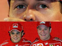 Os brasileiros da formula 1 falam sobre as suas perspectivas e o desempenho de Schumacher