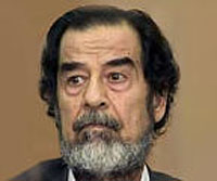 Saddam Hussein recusou a responder ao juiz