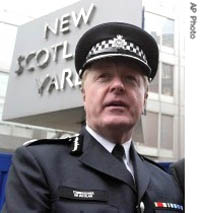 Partido Conservador  não quer Ian Blair à frente da Scotland Yard