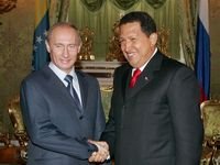Putin fala com Chavez