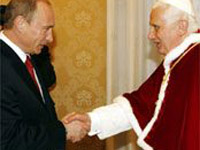 Papa Bento XVI e Putin:Questões consideradas mórbidas não abordadas