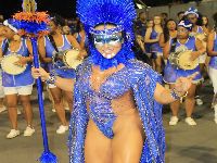 Bicampe&atilde; do Carnaval de SP, Rainha de Bateria Andr&eacute;a Capitulino posa de &Iacute;ndia Guerreira. 30500.jpeg