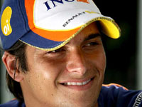 Nelsinho Piquet  na equipe Renault na próxima temporada da F-1