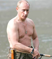 Fique com um corpo como o de Putin (foto)