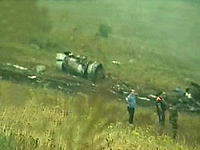 Tupolev-154 caiu atingido por um relâmpago