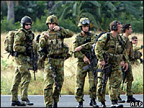Austrália defendeu a presença dos policiais da Ásia em Timor