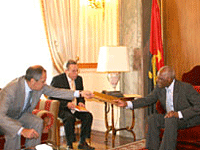 Serguei Lavrov terminou sua visita a Angola
