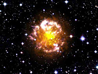 Astrónomos observaram a supernova no momento da  explosão