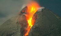 Vulcão Merapi na Indonésia de novo causa a morte de pessoas