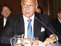 ALADI  apresentando Embaixador peruano