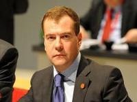 Medvedev chega a Suiça na primeira visita de estado