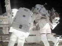 Astronautas derramaram no espaço o amoníaco