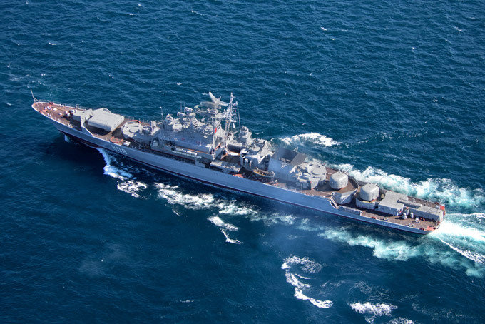 Frota russa do mar Negro marca aniversário