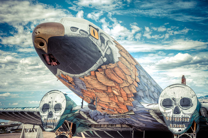 Avião  como uma obra de arte