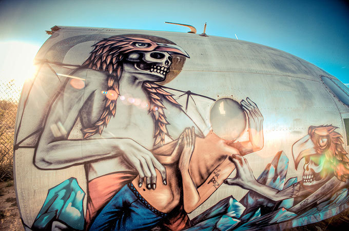 Avião  como uma obra de arte