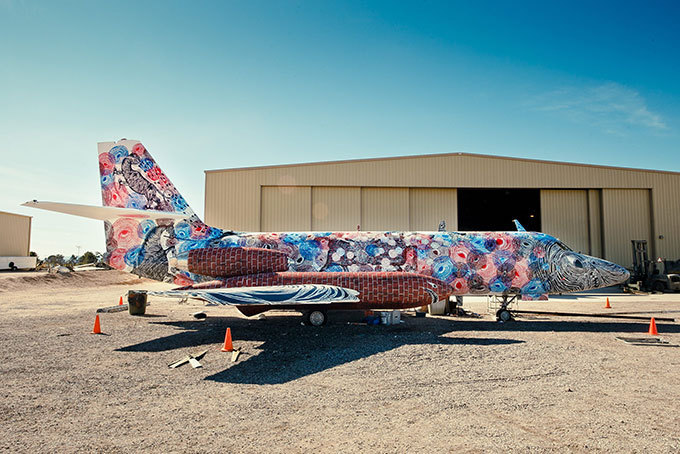 Avião  como uma obra de arte