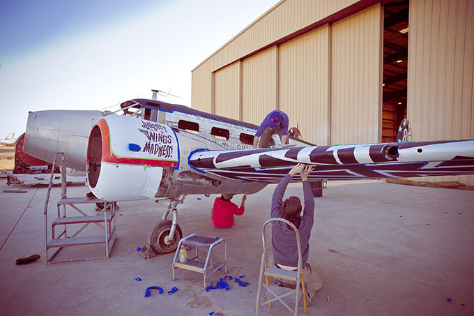 Avião  como uma obra de arte