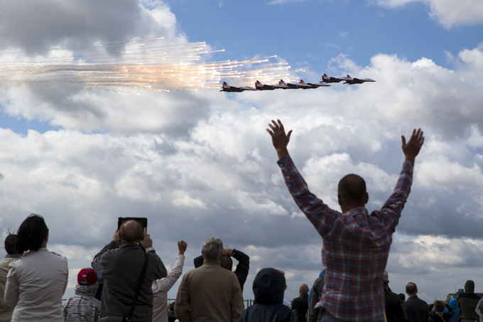 MAKS 2015 -salão de aviaçáo na Rússia