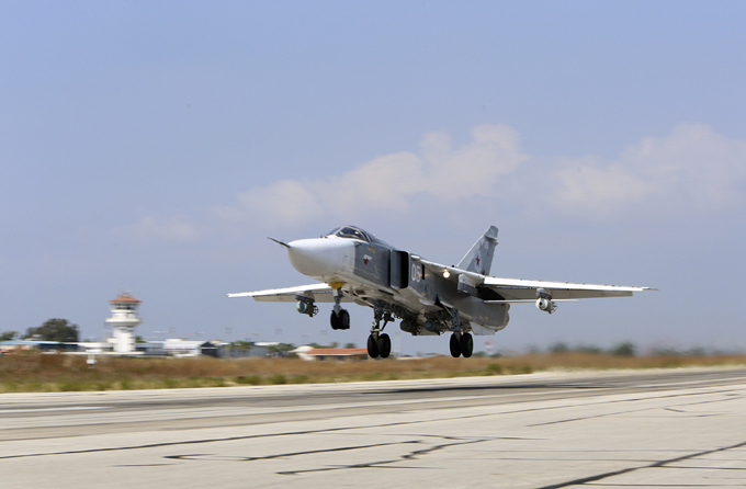 Aviões de combate russos na Síria
