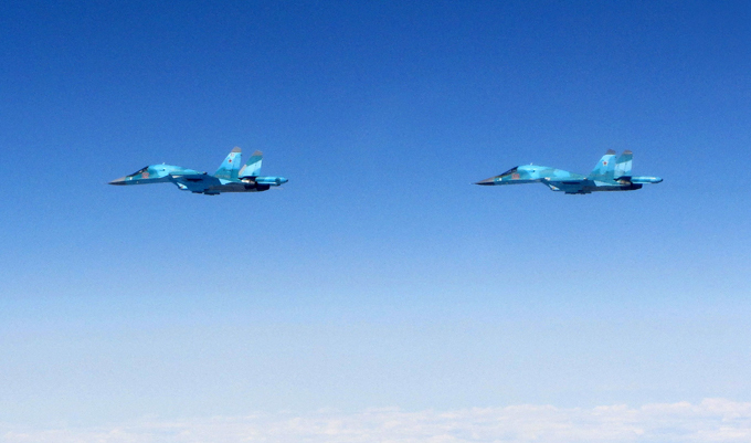 Aviões de combate russos na Síria