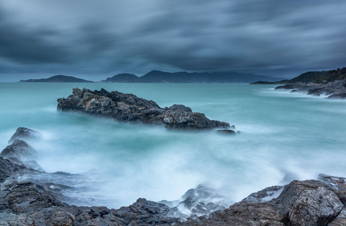 Francesco Gola apaixonado pelo mar