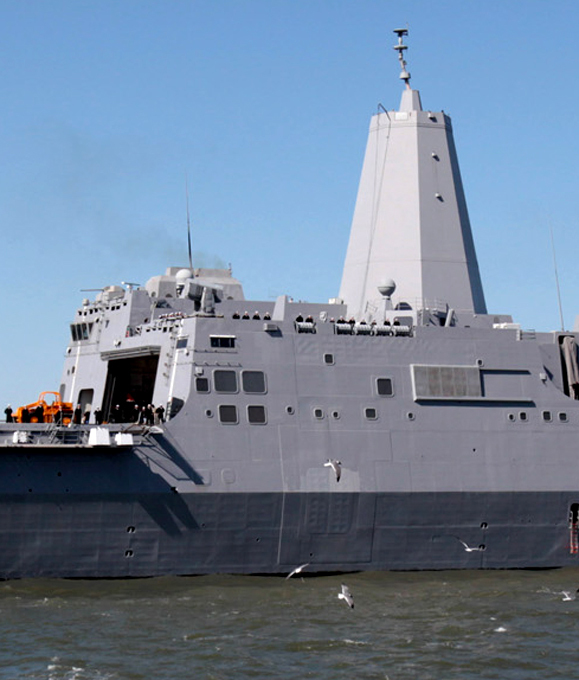 Navio de desembarque doca New York