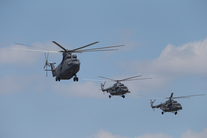 Desfile militar na Praça  Vermelha no Dia da Vitória