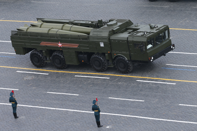 Desfile militar na Praça  Vermelha no Dia da Vitória