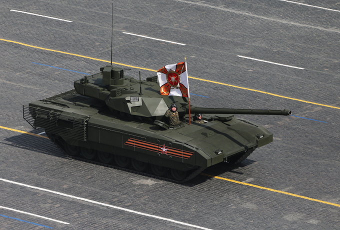 Desfile militar na Praça  Vermelha no Dia da Vitória