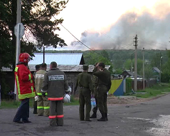 Arsenal gigantesco explode na Rússia
