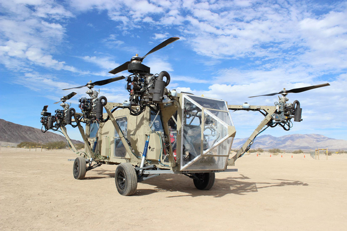 Caminhão-helicóptero  realiza primeiros voos