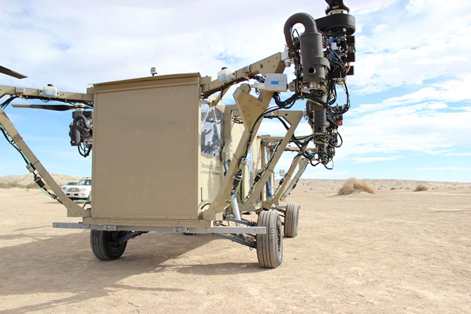 Caminhão-helicóptero  realiza primeiros voos