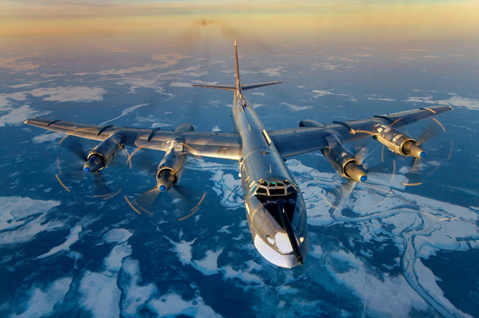 Tupolev Tu-95  vão voar até Golfo do México