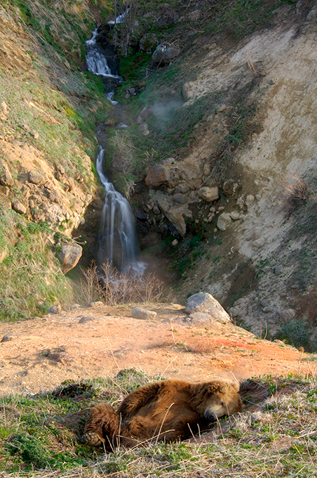 Vale dos Gêiseres na península de Kamchatka